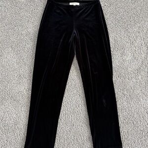 Ellen Tracy Black Velvet Trousers